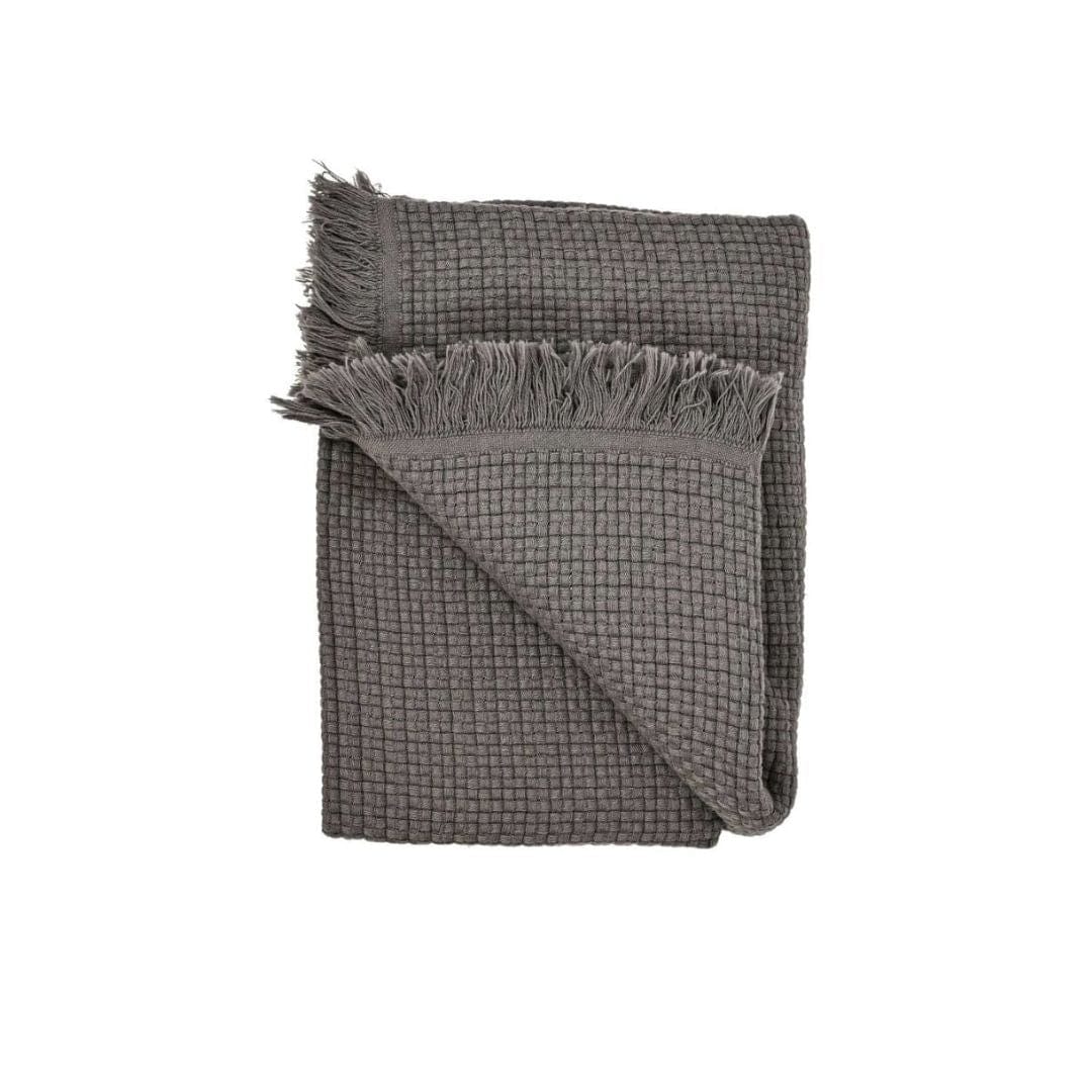 Zoco Home Decor/Textile Fouta Throw | Dark Grey 125x180cm