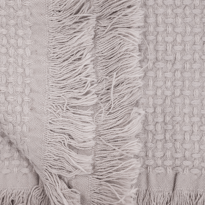 Zoco Home Fouta-plaid | Lichtgrijs 130x200 cm