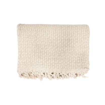 Zoco Home Decor/Textile Fouta Throw | Natural | 125x195 cm
