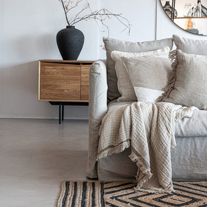 Zoco Home Decor/Textile Fouta Throw | Natural / Sand | 135x200cm