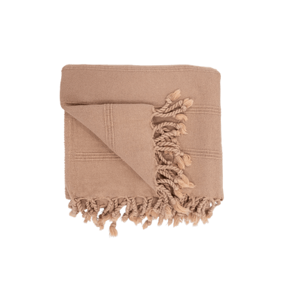 Zoco Home Textiles Fouta Towel | Stonewashed Beige 90x170cm