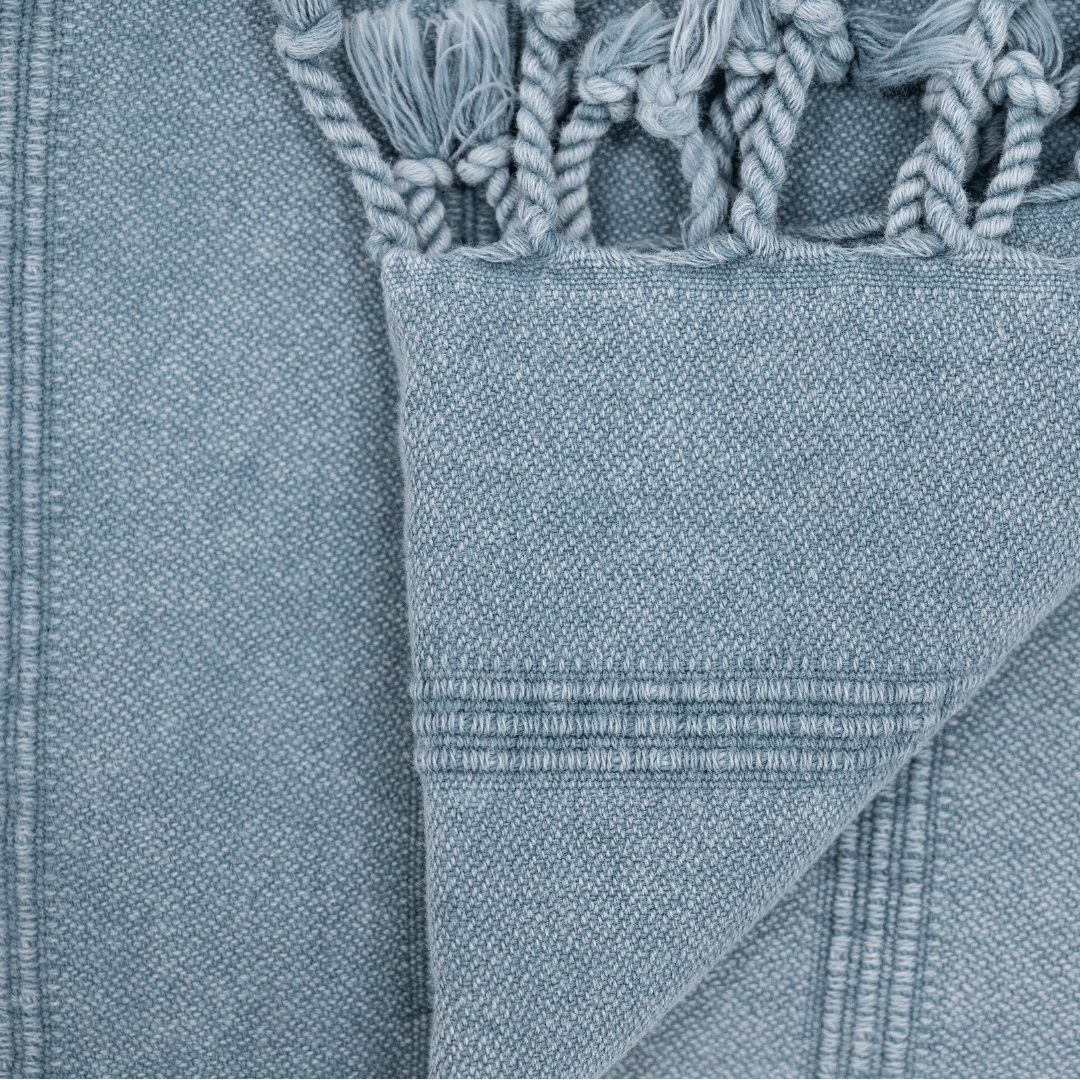 Zoco Home Decor/Textile Fouta Towel | Stonewashed Blue 90x170cm