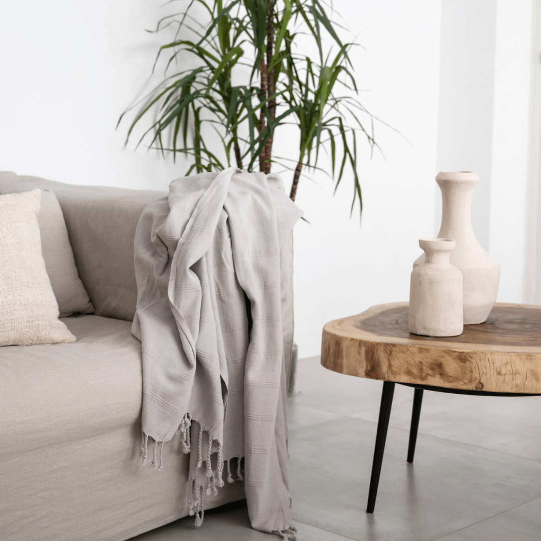 Zoco Home Decor/Textile Fouta Towel | Stonewashed Sand 90x170cm