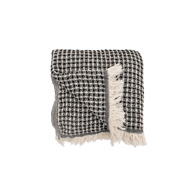 Zoco Home Fouta a nido d'ape | Nero 95x180 cm