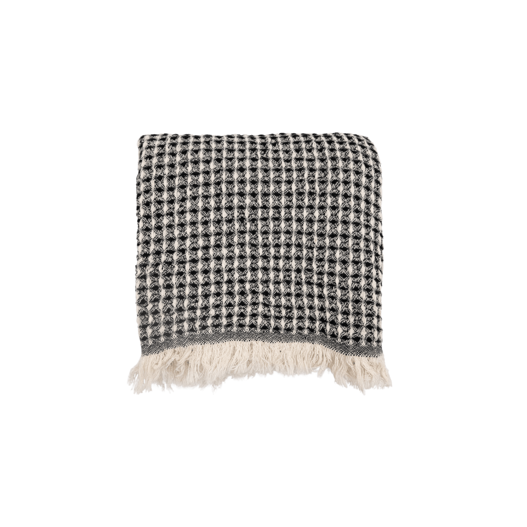 Zoco Home Decor/Textile Fouta Waffle | Black 95x180cm