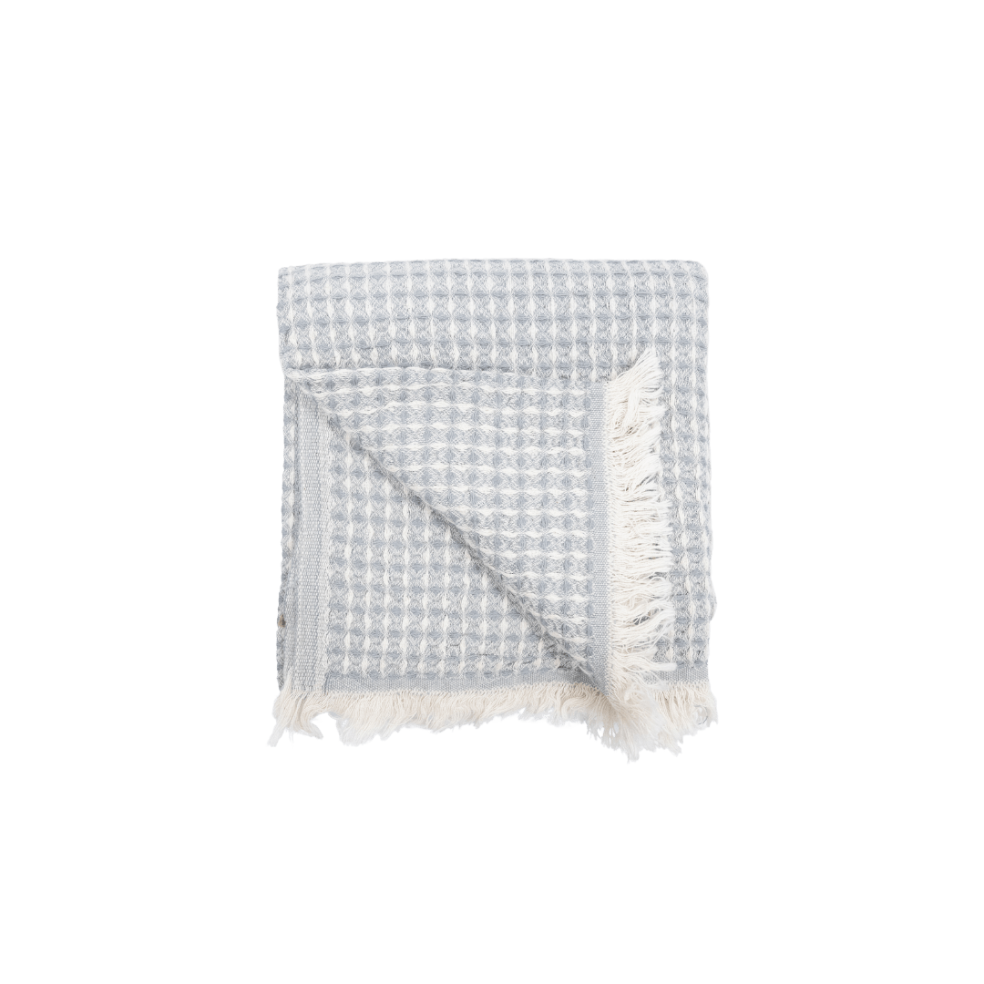 Zoco Home Towels Fouta Waffle | Light Grey 210x100cm