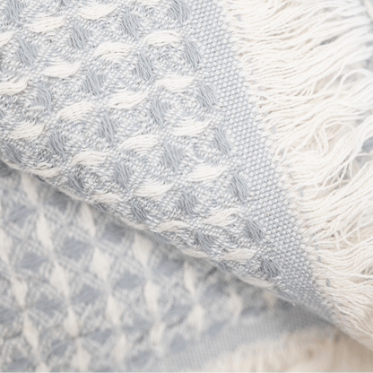 Zoco Home Towels Fouta Waffle | Light Grey 210x100cm