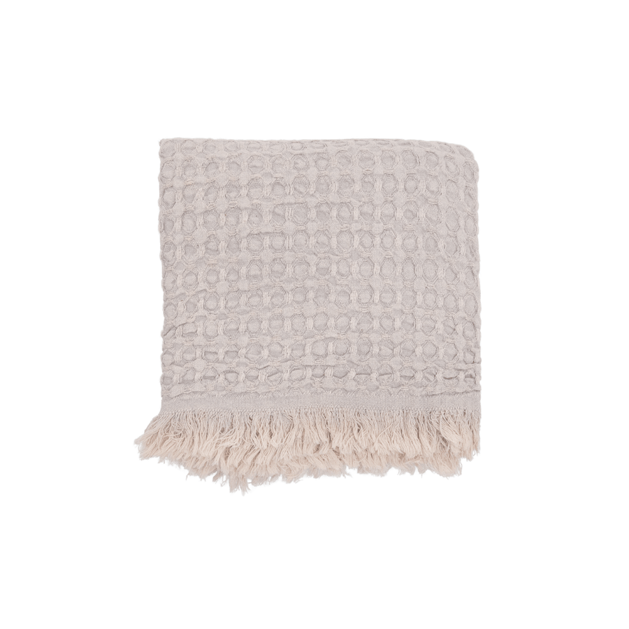 Zoco Home Furnitures Fouta Waffle | Stone 95x180cm