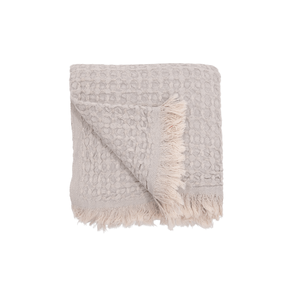 Zoco Home Furnitures Fouta Waffle | Stone 95x180cm