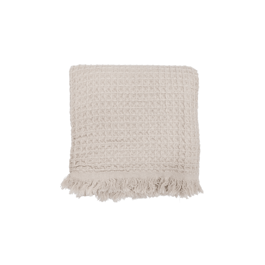 Zoco Home Textiles Fouta Waffle Towel | Beige 85x170cm