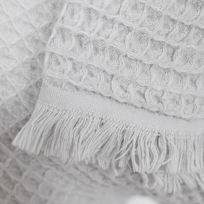 Zoco Home Decor/Textile Fouta Waffle Towel | Light Grey 85x170cm