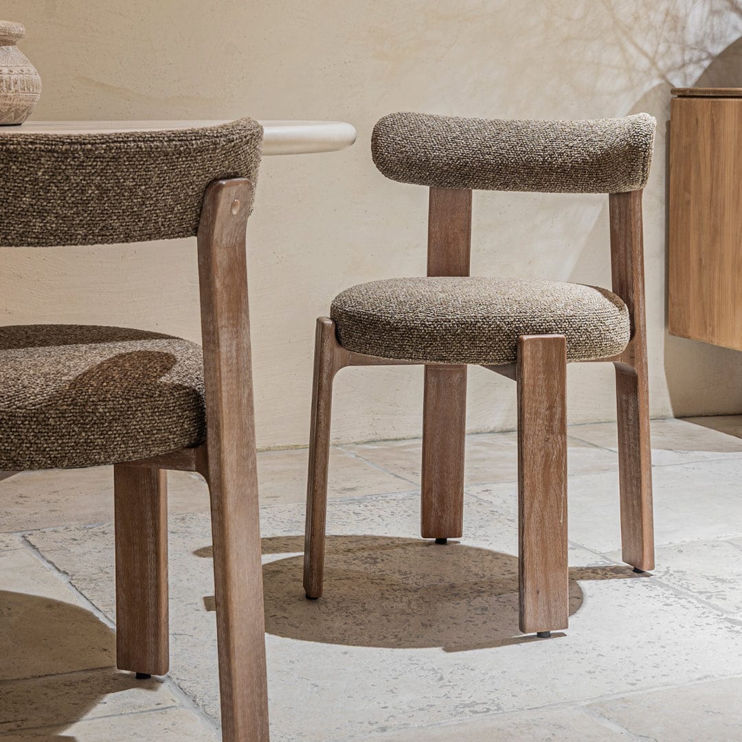 Zoco Home Furniture/Chair/Dining Chair Halea Dining Chair Mocha | 50x52.5x75.5cm