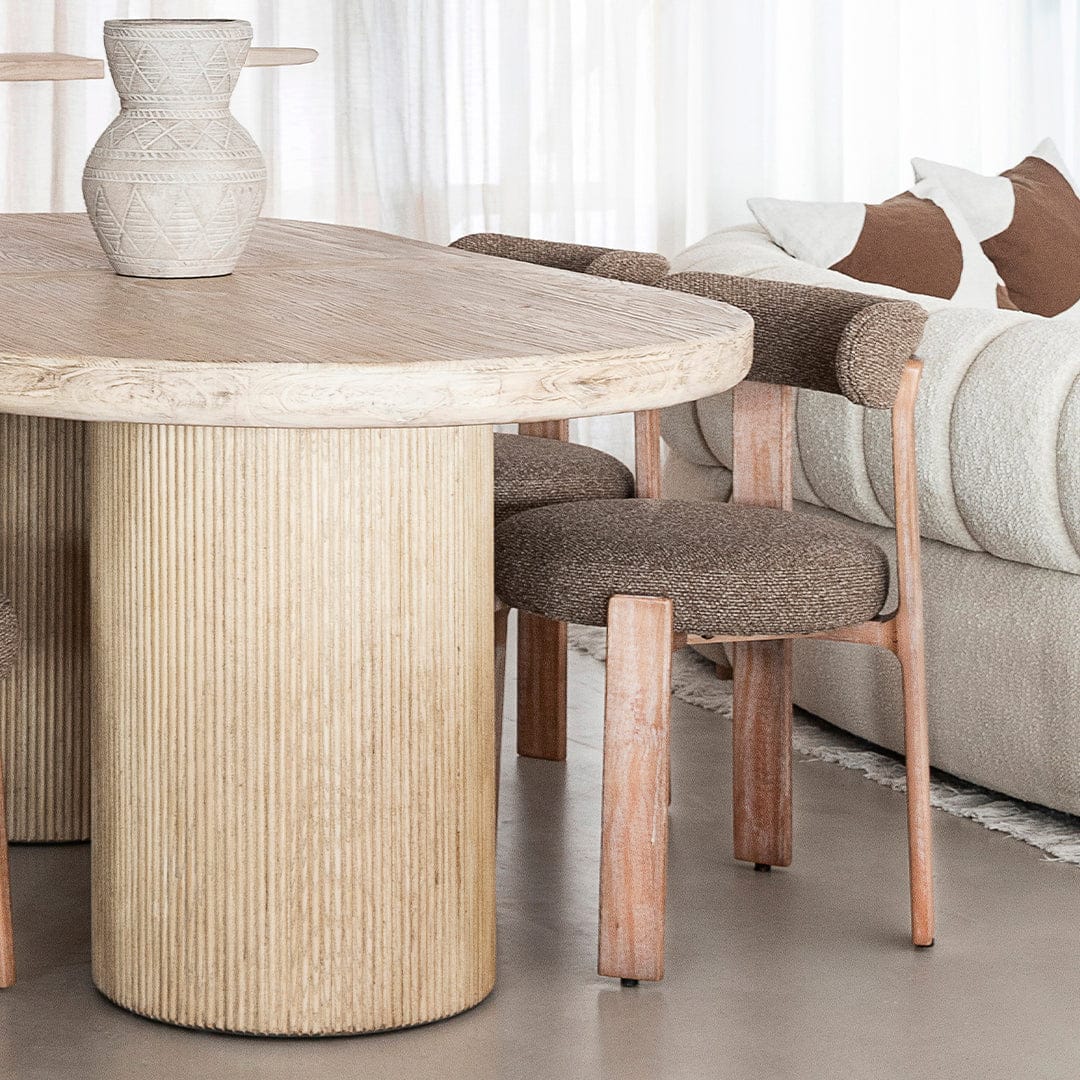 Zoco Home Furniture/Chair/Dining Chair Halea Dining Chair Mocha | 50x52.5x75.5cm