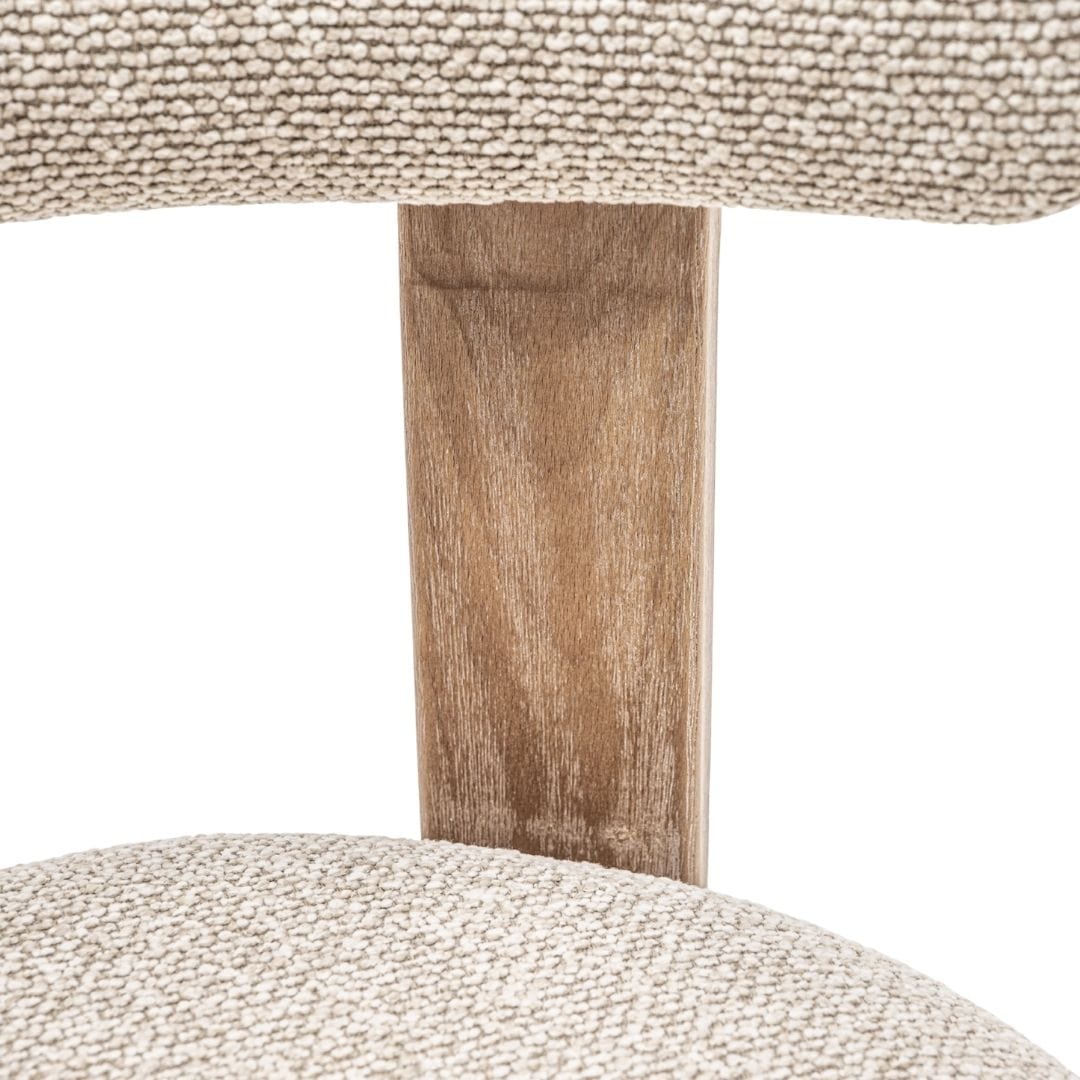 Zoco Home Furniture/Chair/Dining Chair Halea Dining Chair Sand | 50x52.5x75.5cm