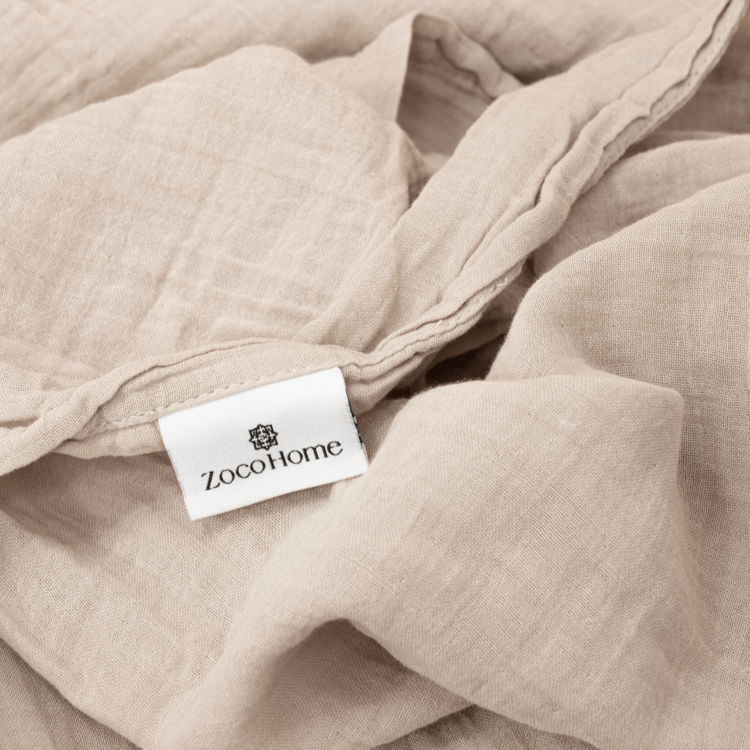 Zoco Home Haven Fitted Sheet | Sand