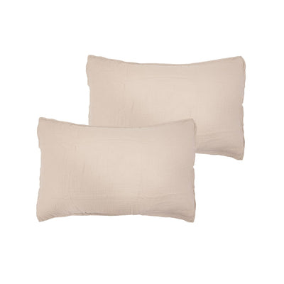 Federe Zoco Home | Sabbia 50x70 cm | Set da due