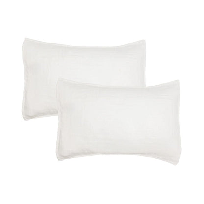 Zoco Home Decor/Textile/Bedding Haven Pillowcase | White 50x70cm | Set of two