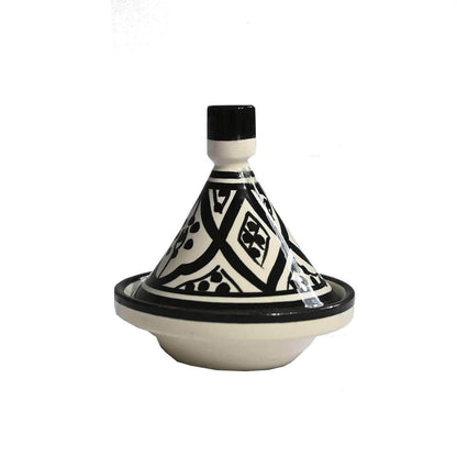 Mini Tagine | Black & White 9cm
