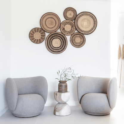 Zoco Home Furniture/Table Hourglass Stool