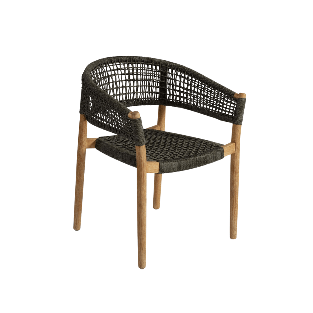 Zoco Home Ibiza Dining Armchair | Grey