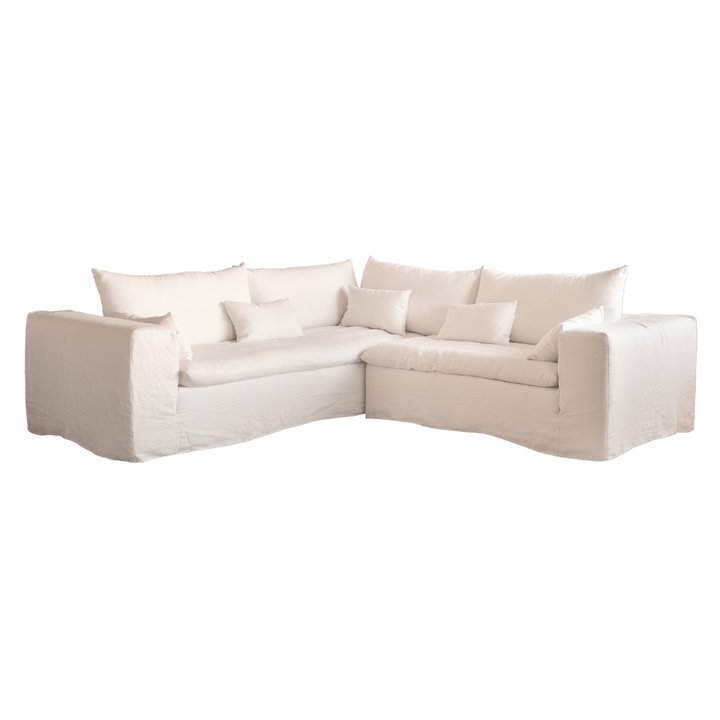 Zoco Home Furniture Ibiza Haven Linen Corner Sofa | 270x105/270x70cm