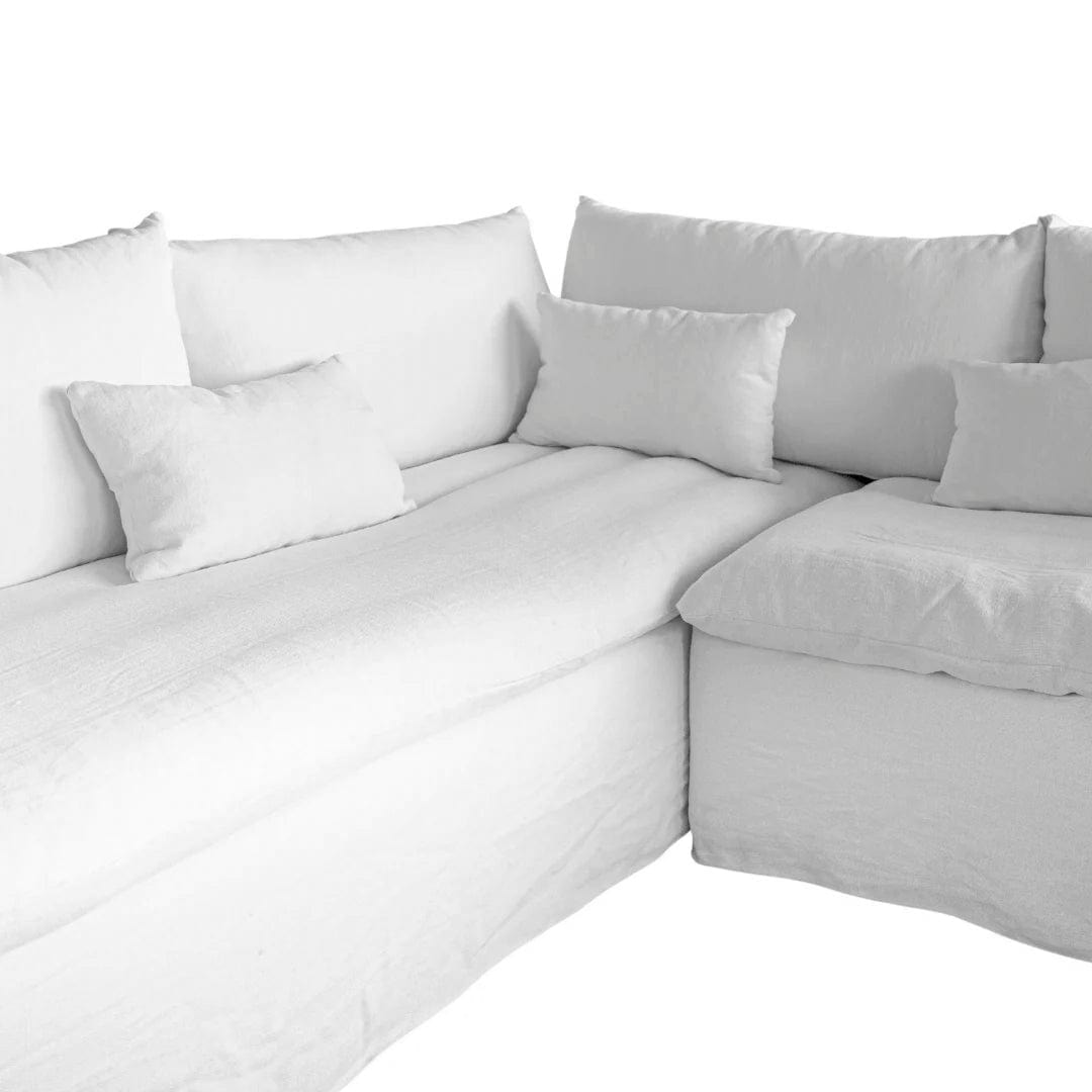 Zoco Home Furniture/Sofa Ibiza Haven Linen Corner Sofa | 270x105/270x70cm