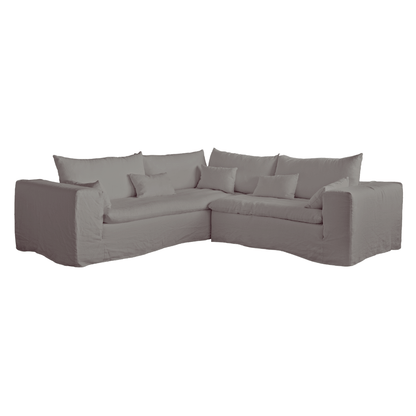 Zoco Home Furniture/Sofa Ibiza Haven Linen Corner Sofa | 270x105/270x70cm