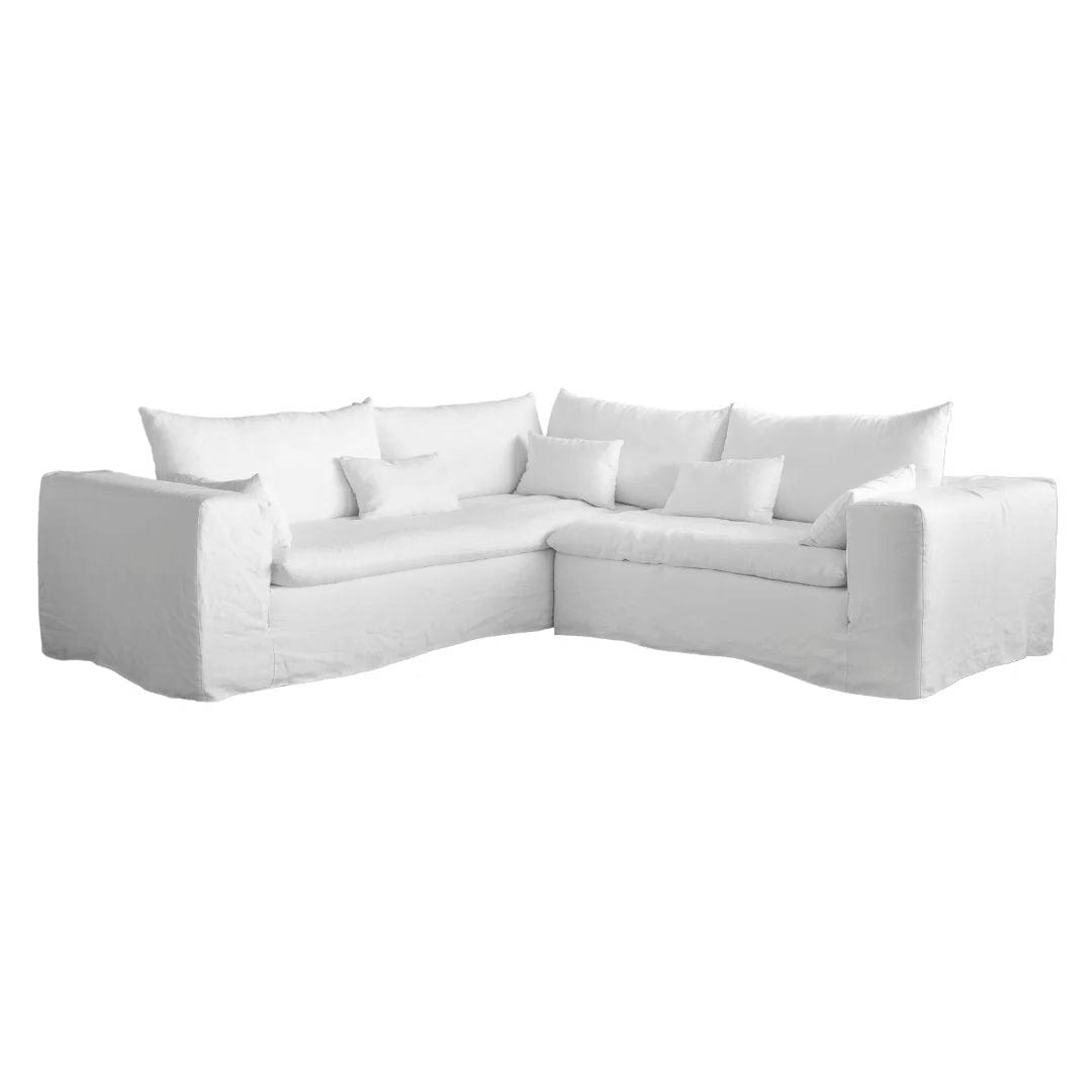 Zoco Home Furniture/Sofa Ibiza Haven Linen Corner Sofa | 270x105/270x70cm