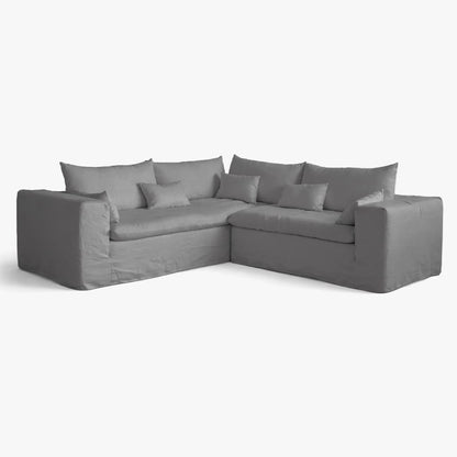 Zoco Home Furniture/Sofa Ibiza Haven Linen Corner Sofa | 270x105/270x70cm