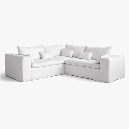 Zoco Home Furniture/Sofa Ibiza Haven Linen Corner Sofa | 270x105/270x70cm