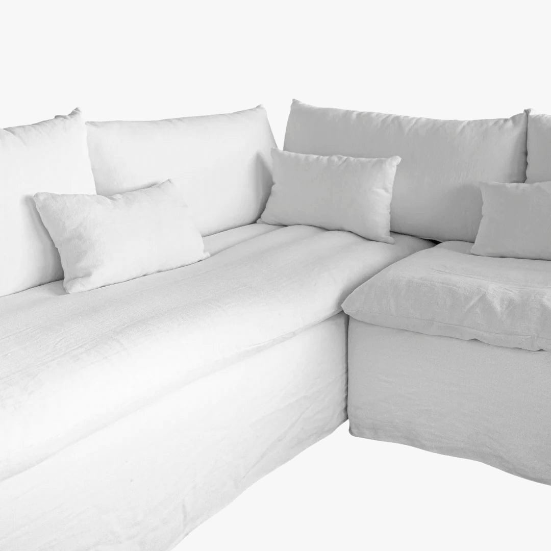 Zoco Home Furniture/Sofa Ibiza Haven Linen Corner Sofa | 270x105/270x70cm