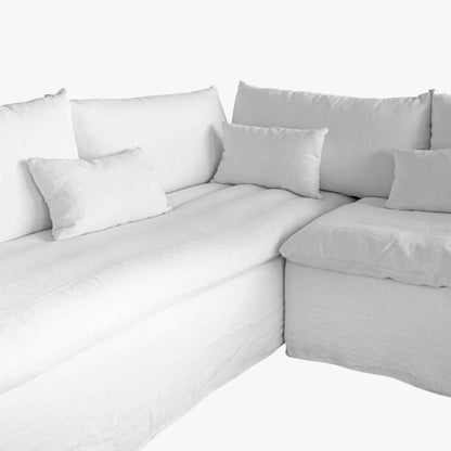 Zoco Home Furniture/Sofa Ibiza Haven Linen Corner Sofa | 270x105/270x70cm