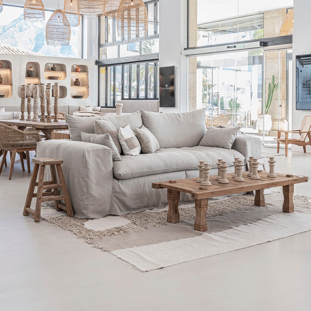 Zoco Home Furniture/Sofa Ibiza Haven Linen Sofa