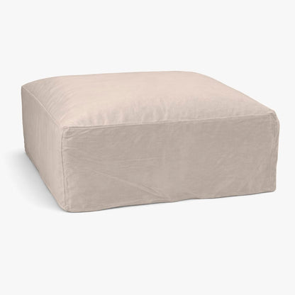 Zoco Home Furniture/Sofa Ibiza Linen Pouf