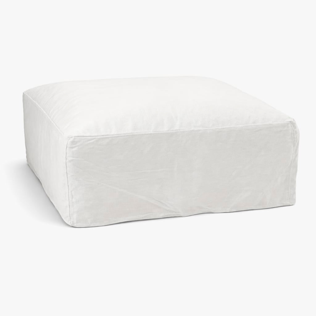 Zoco Home Furniture/Sofa Ibiza Linen Pouf