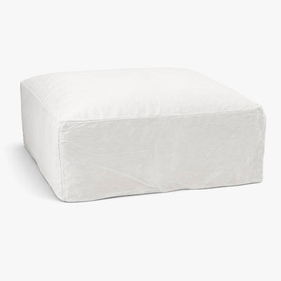 Zoco Home Furniture/Sofa Ibiza Linen Pouf