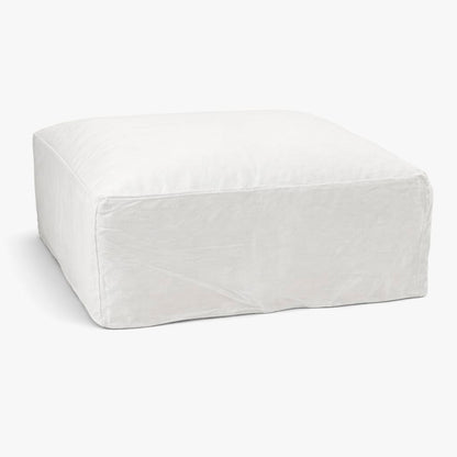 Zoco Home Furniture/Sofa Ibiza Linen Pouf