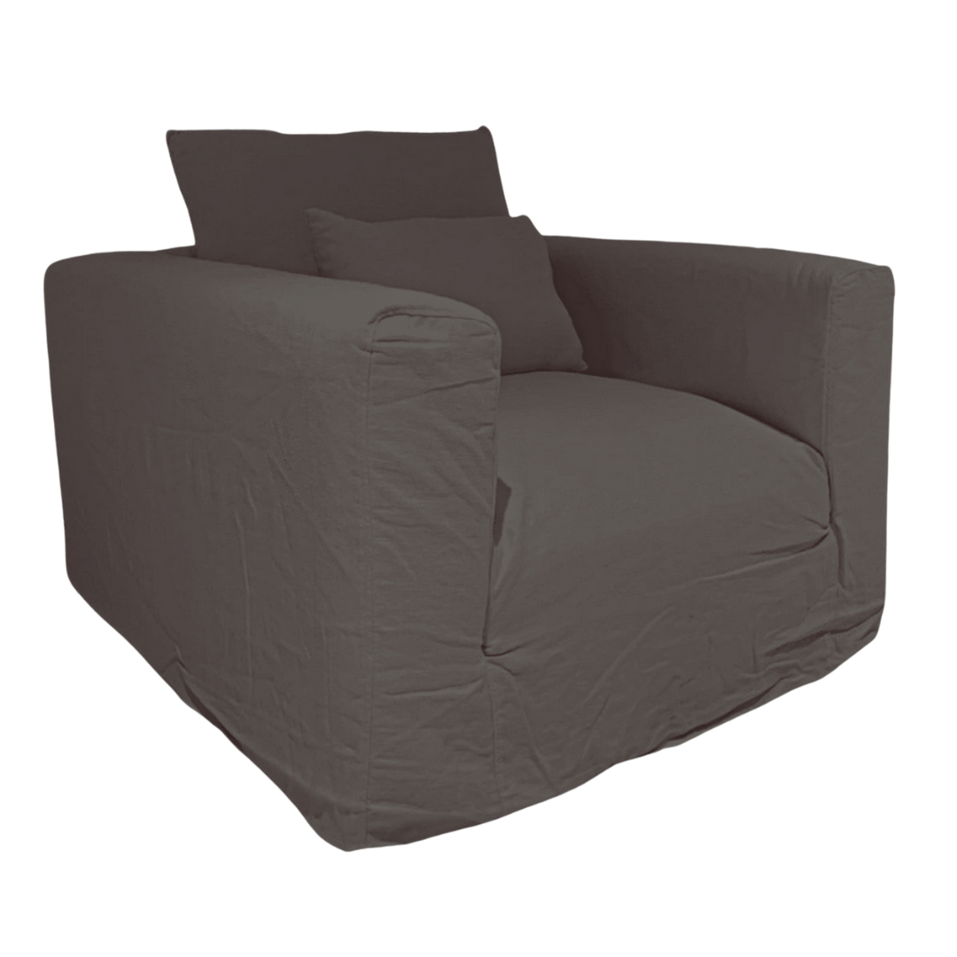 Zoco Home Furniture/Sofa Ibiza Linen Single Sofa