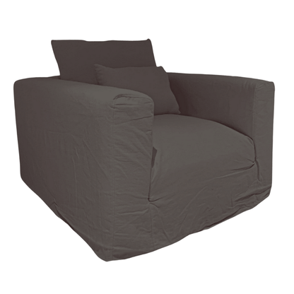 Zoco Home Furniture/Sofa Ibiza Linen Single Sofa