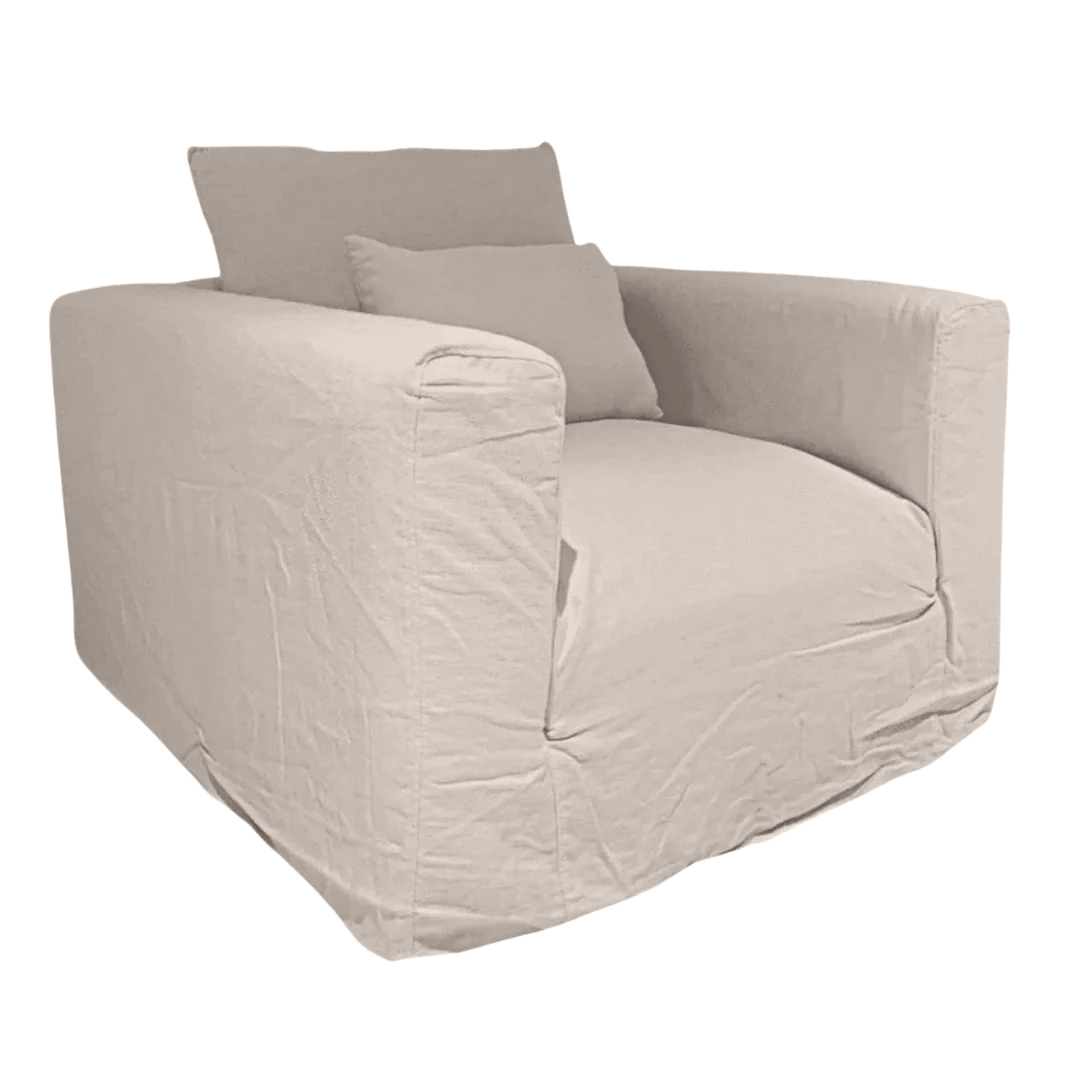 Zoco Home Furniture/Sofa Ibiza Linen Single Sofa