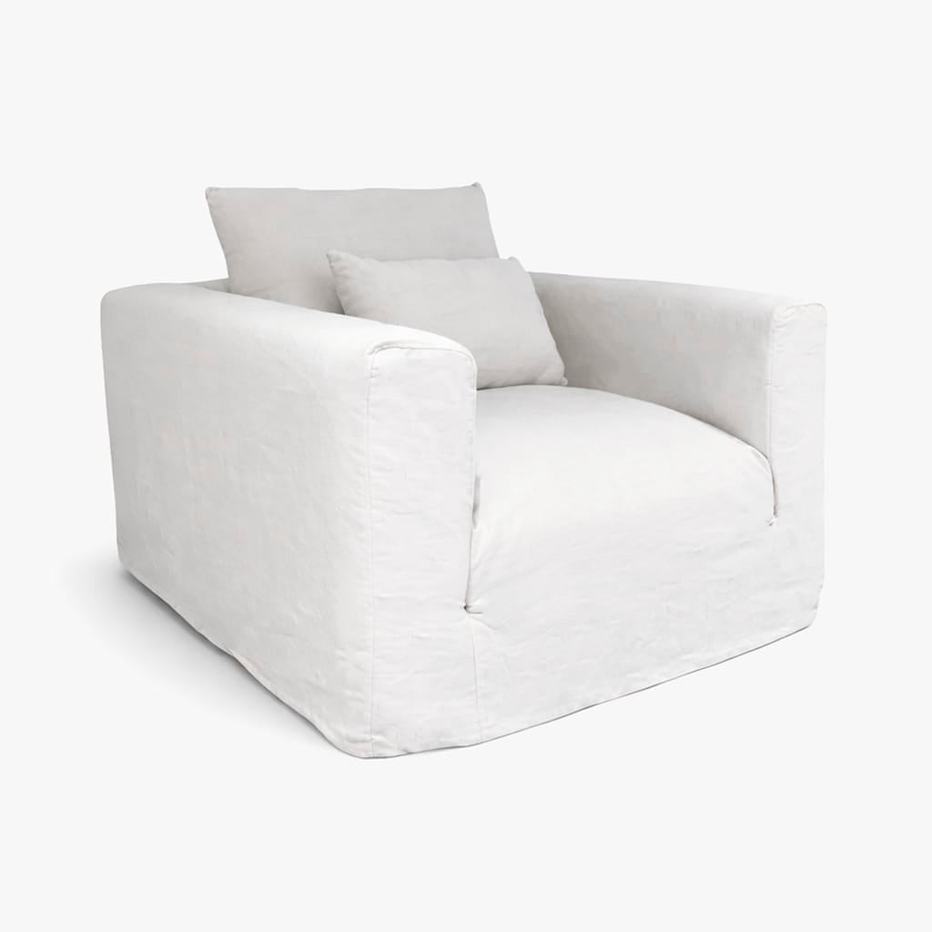 Zoco Home Furniture/Sofa Ibiza Linen Single Sofa