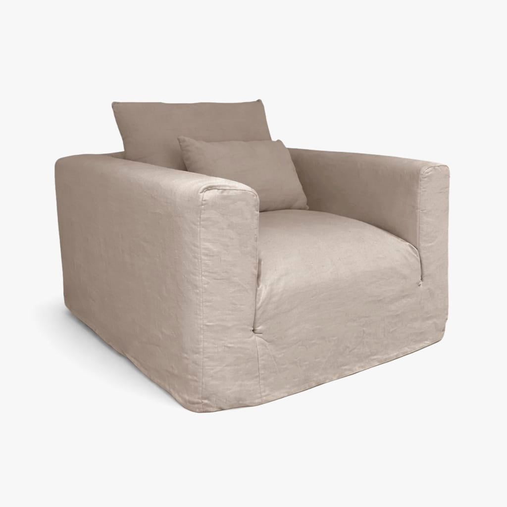 Zoco Home Furniture/Sofa Ibiza Linen Single Sofa