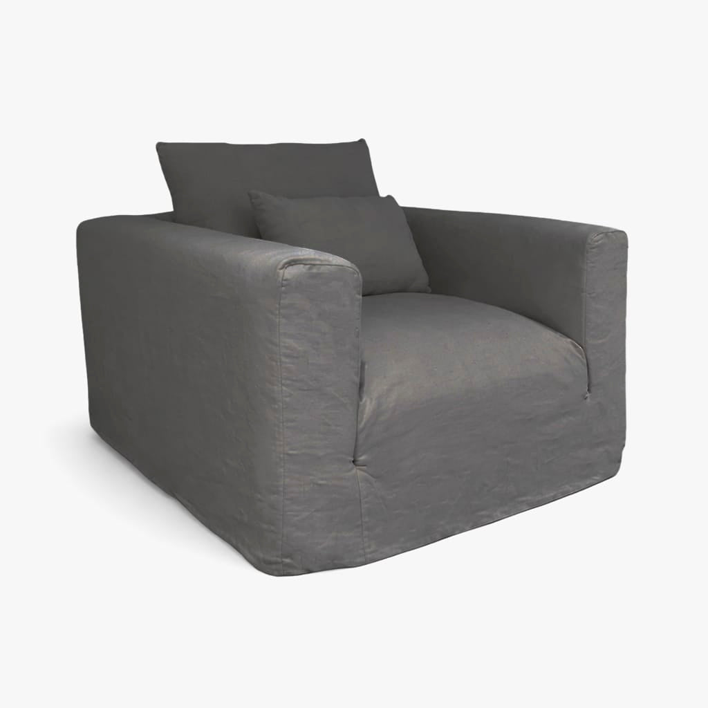 Zoco Home Furniture/Sofa Ibiza Linen Single Sofa