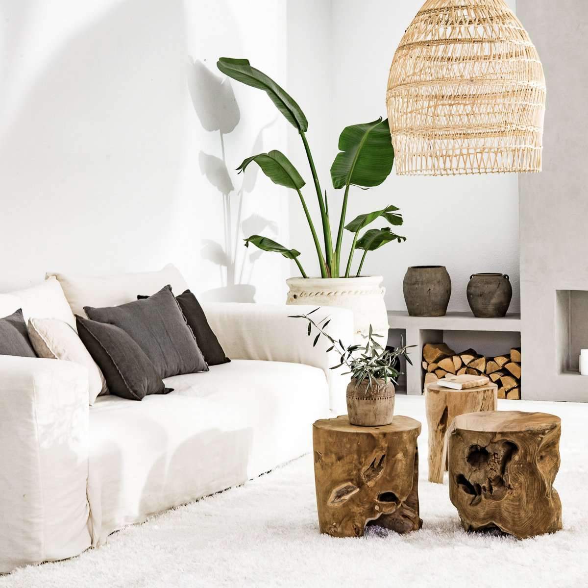 Zoco Home Furniture/Sofa Ibiza Linen Sofa | 245cm