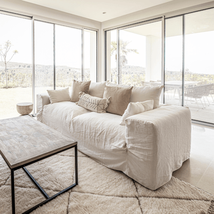 Zoco Home Furniture/Sofa Ibiza Linen Sofa | 280cm