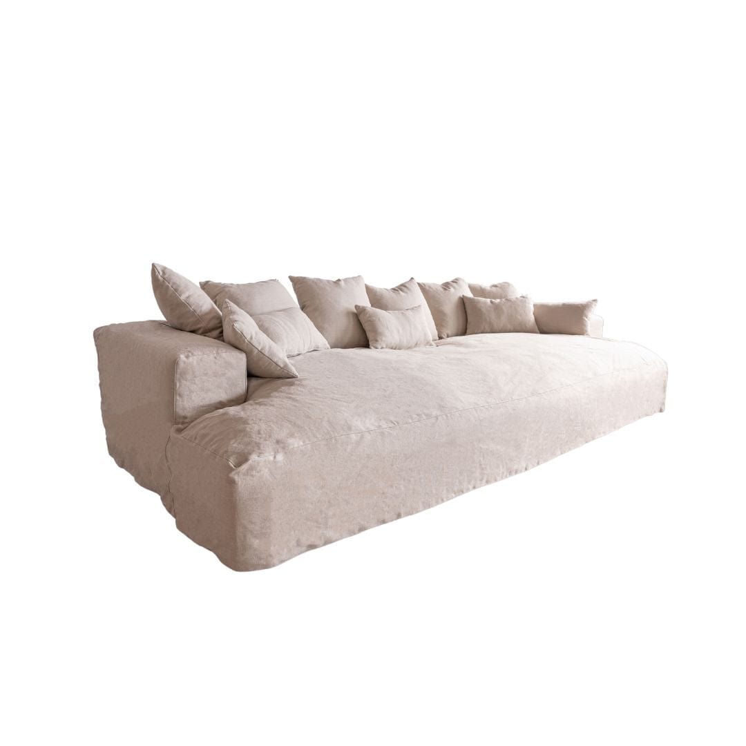 Zoco Home Furniture/Sofa Ibiza Linen Sofa | XL 330cm