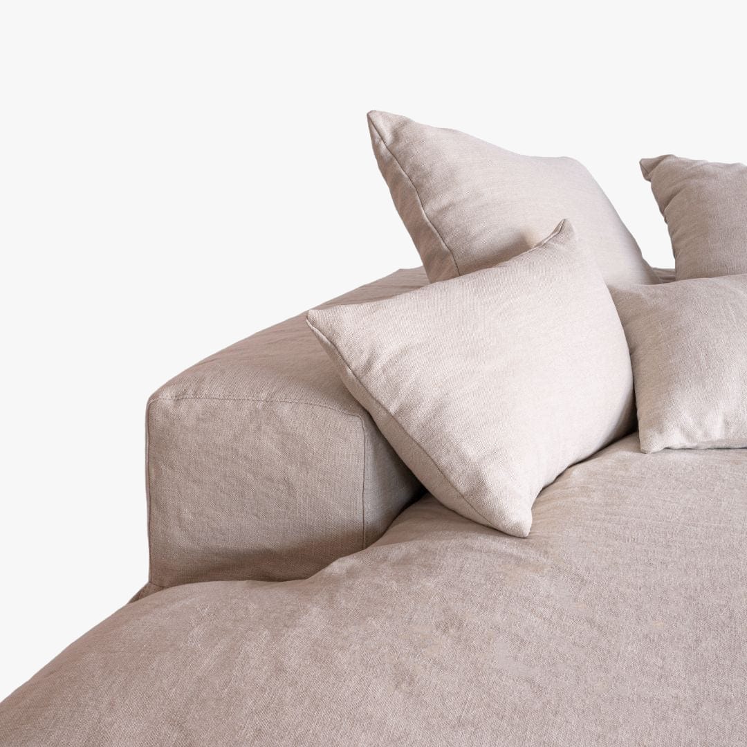 Zoco Home Furniture/Sofa Ibiza Linen Sofa | XL 330cm