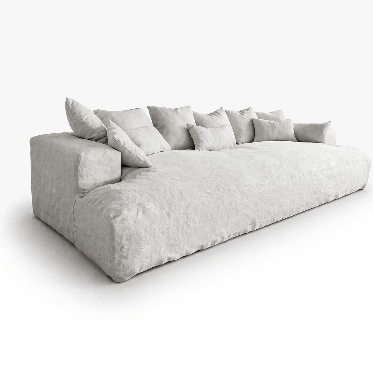 Zoco Home Furniture/Sofa Ibiza Linen Sofa | XL 330cm