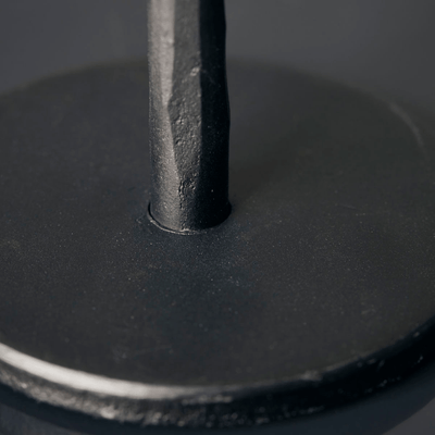 Zoco Home Decor/Accessories Iron Candle Stand | Black 6x29cm