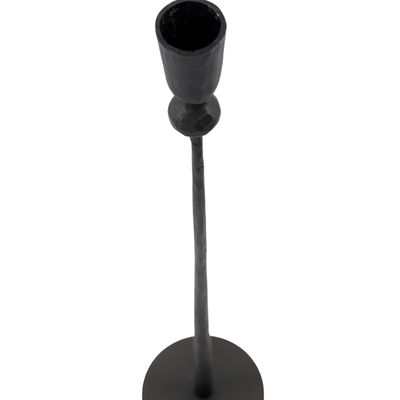 Zoco Home Kerzenständer aus Eisen | Schwarz 7 x 41 cm